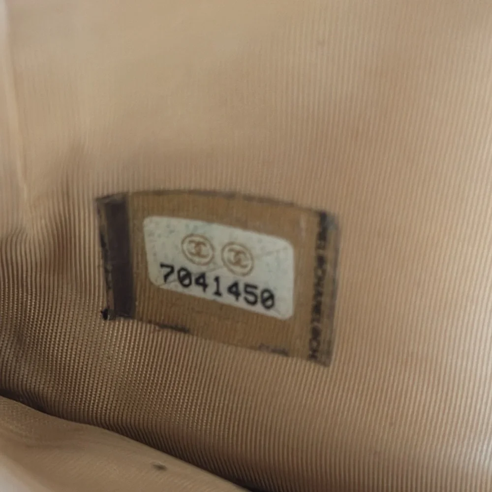 CHANEL CC Caviar Small Wallet Tan w/Serial Sticker 2002-2003 - Picture 6 of 14